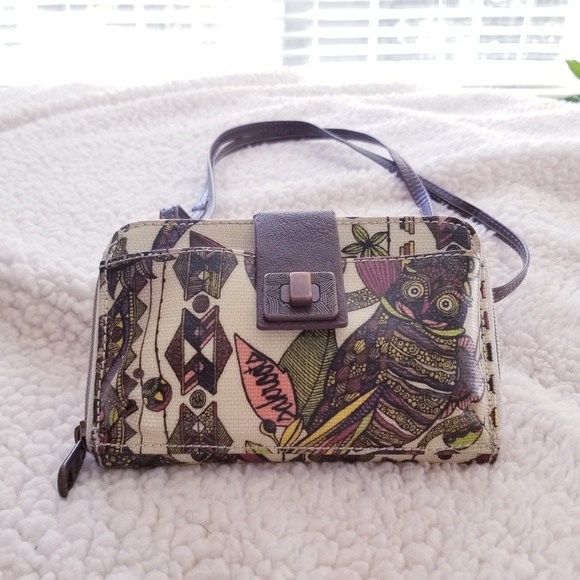 Sakroots Handbags - Sakroots owl mini wallet purse